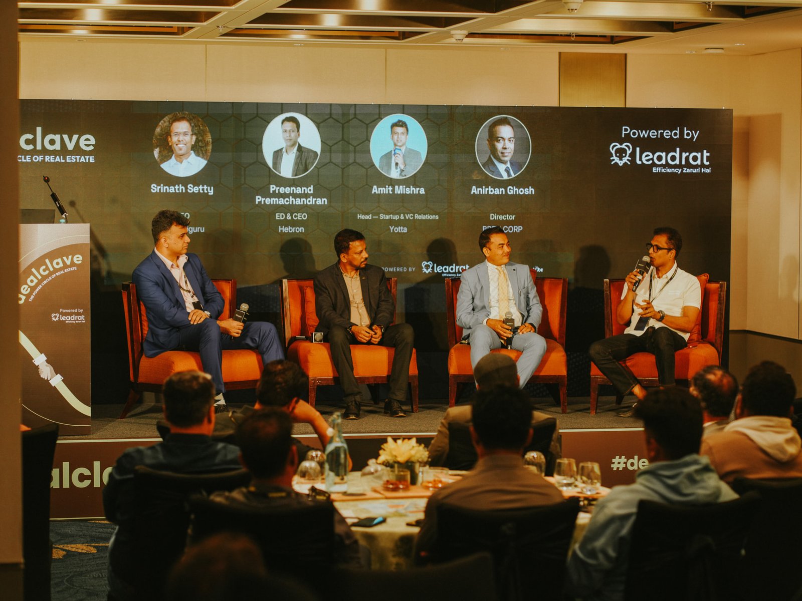 Dealclave panel on stage